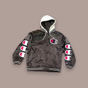 • Supreme Champion Hooded Varsity Jacket
• Adult-XL
•Condition-Excellent